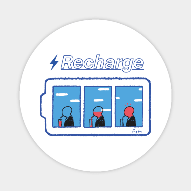 Recharge Magnet by Tegunn